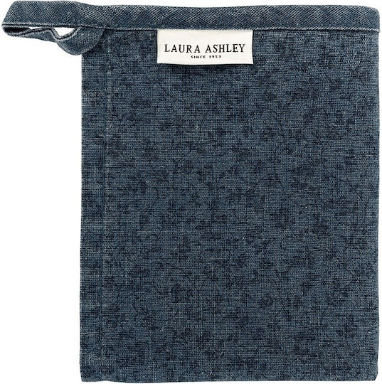Laura Ashley Wild Clematis Towel from 100% Cotton in Blue Color 70x50cm Laura Ashley Wild Clematis Towel from 100% Cotton in Blue Color 70x50cm