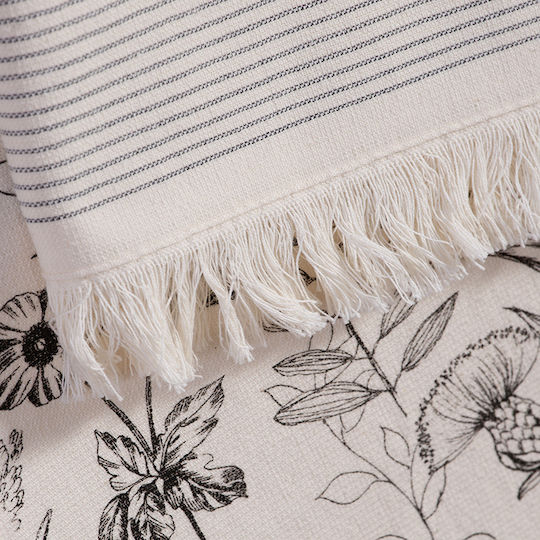Nef-Nef Homeware Strim Beige Geschirrtuch aus 100% Baumwolle in Beige Farbe 40x60cm