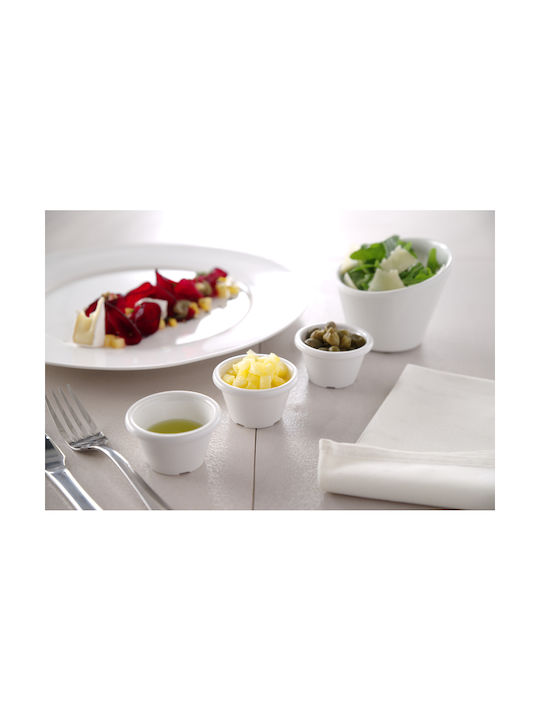 Hendi Remekin Dip Serving Bowl Round made of Melamine White with Diameter 6cm 12pcs