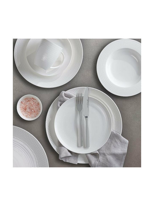 Maxwell & Williams Diamonds Serving Bowl Round made of Porcelain White with Diameter 12.5cm