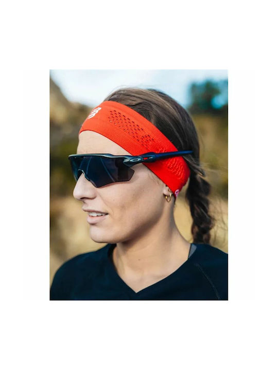 Compressport Thin On Off Bandă de cap sport Roșu
