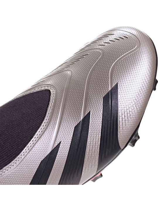 adidas Predator League Ποδοσφαιρικά Παπούτσια με Τάπες FG Ασημί