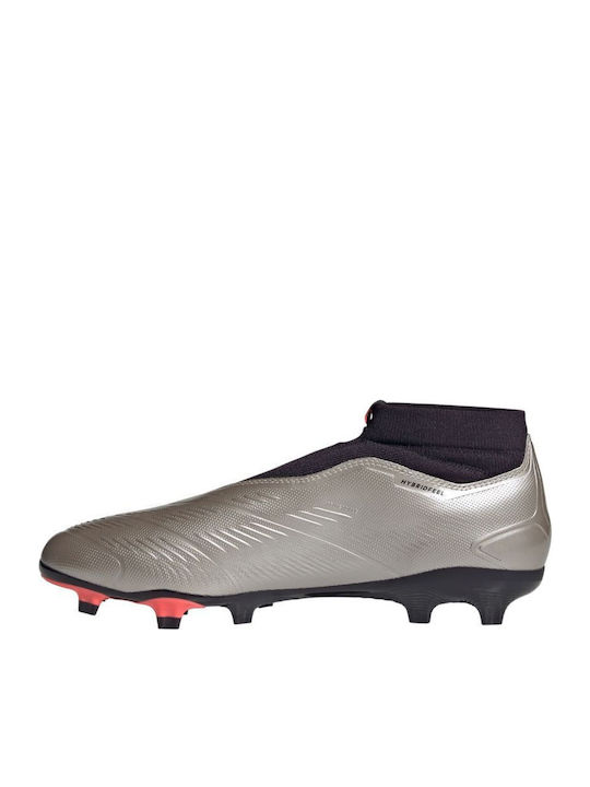 adidas Predator League Ποδοσφαιρικά Παπούτσια με Τάπες FG Ασημί