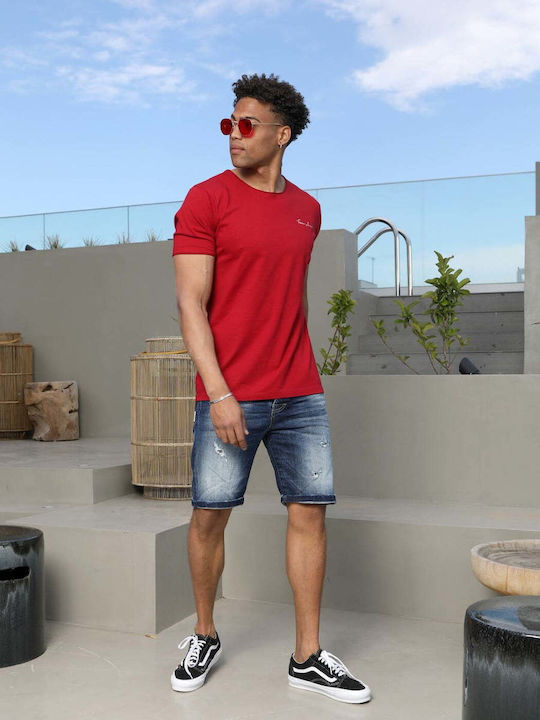 Yolofashion Men's Shorts Jeans Blue Jean