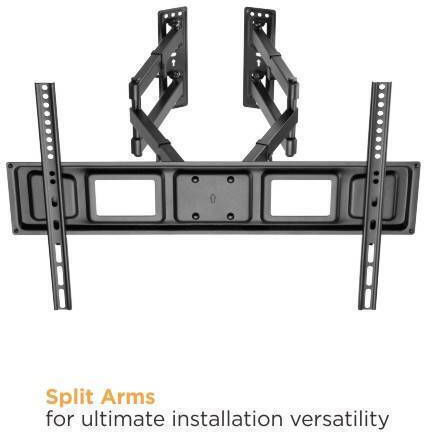 Brateck LPA63-466C Lpa63-466C Suport TV de perete până la 70" și 45kg Argintiu