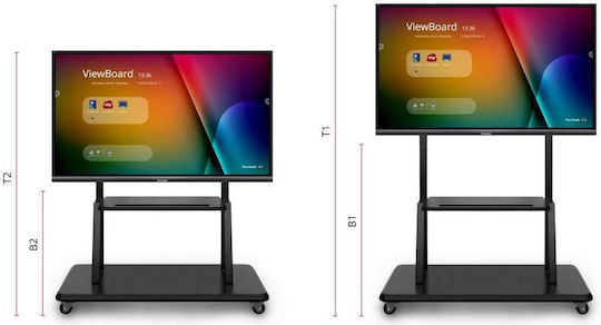 Viewsonic Vb-stnd-001-2c 0106.0012 Suport TV pardoseală până la 98" și 150kg