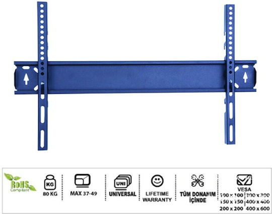 Vontech VT-42 S Wall TV Mount up to 49" and 80kg