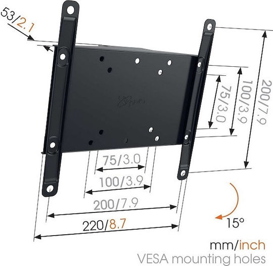 Vogel's MA2010 Βάση Τηλεόρασης Τοίχου έως 40" και 30kg