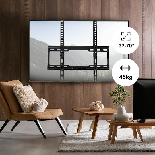 Maclean Energy MC-412 Βάση Τηλεόρασης Τοίχου έως 70" και 45kg