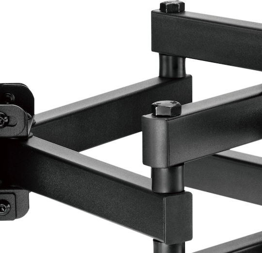 Sbox PLB-3646-2 Βάση Τηλεόρασης Τοίχου έως 80" και 40kg Μαύρο