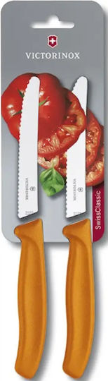 Victorinox Swiss Classic Knives General Use from Stainless Steel 11cm 2pcs
