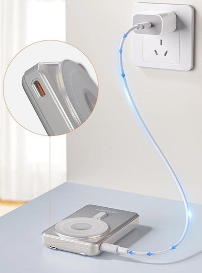 Awei P92K MagSafe Power Bank 10000mAh 20W Ασημί