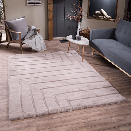 Teoran Floor Rutschfest Teppich Rechteckig Synthetisch,Polyester/Cotton/Leather 03