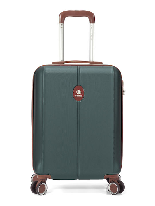 Benzi Benzi Hard Green Travel Suitcases with 4 Wheels Set of 3 Pieces