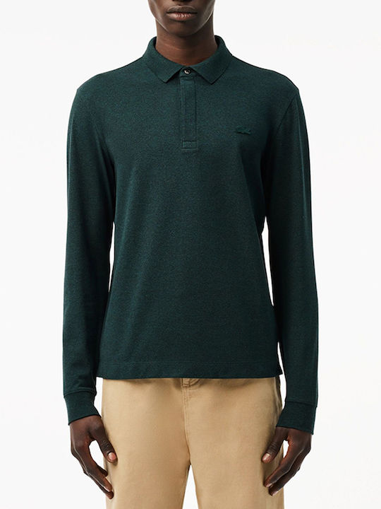 Lacoste Men's Long Sleeve Blouse Polo Dark Green