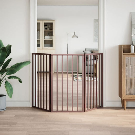 vidaXL Divider Dog in Brown Color 150 x 90cm