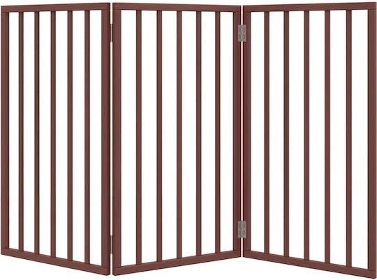 vidaXL Divider Dog in Brown Color 150 x 90cm