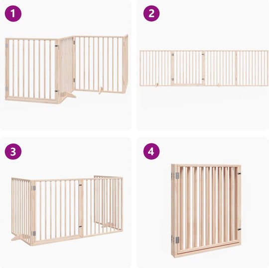 vidaXL Divider Dog in White Color 320 x 90cm