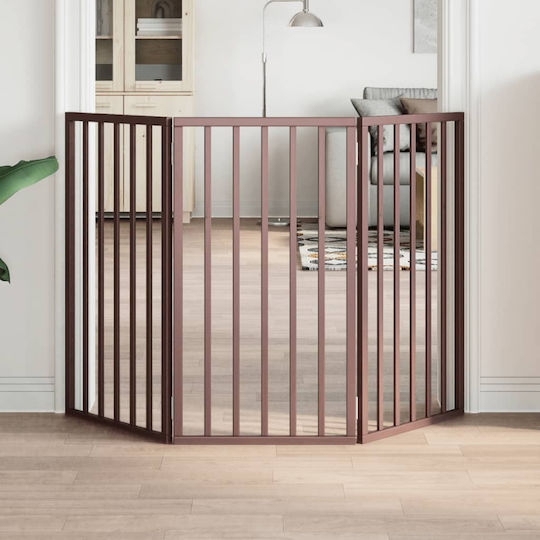 vidaXL Divider Dog in Brown Color 150 x 90cm