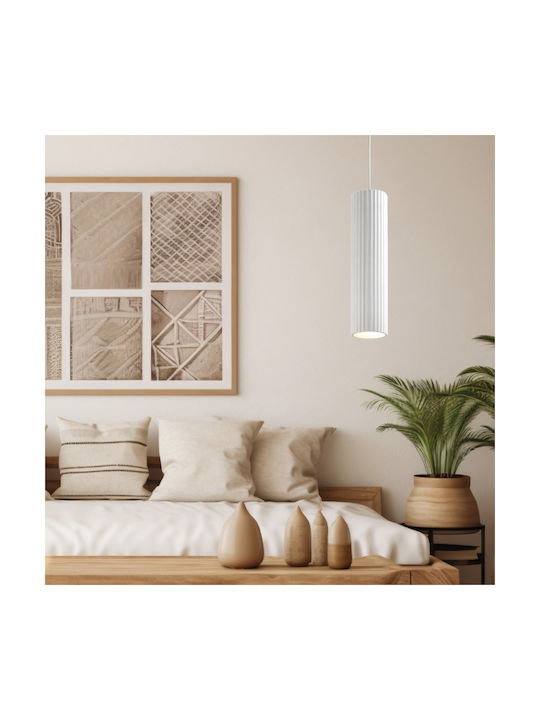 Inlight Pendant Light White with Socket GU10 30x30x30cm