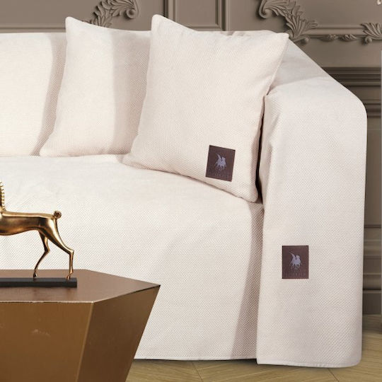 Greenwich Polo Club 3922 Ριχτάρι Τριθέσιου Καναπέ Fleece 180x300εκ. Ιβουάρ 206183003922
