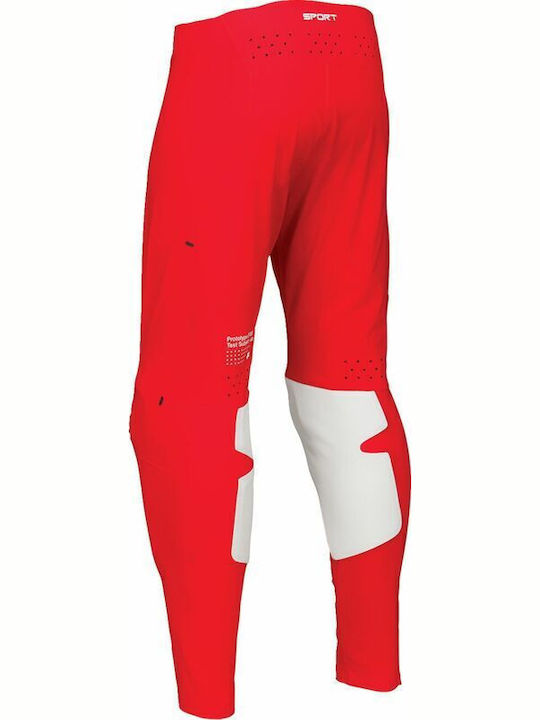 Thor Men's 4 Season Motorcycle Pants Red