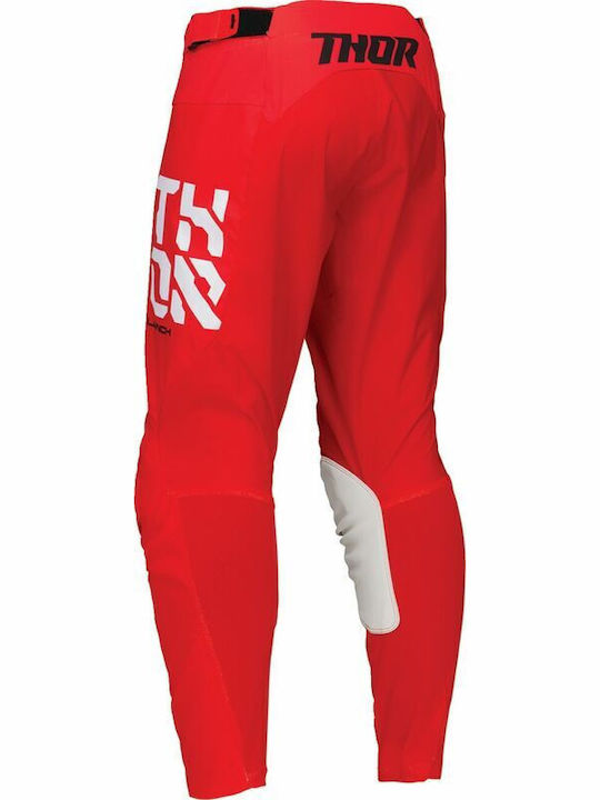 Thor Kids 4 Season Motorcycle Pants Red