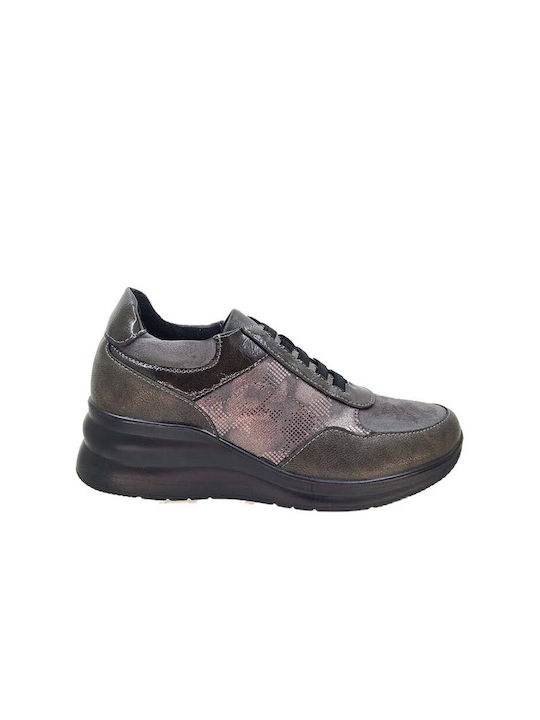 Antrin Damen Sneakers Gray