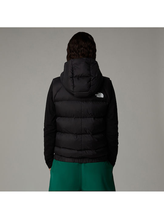 The North Face Hyalite Women's Short Lifestyle Jacket for Winter with Hood BLACK