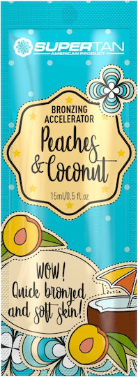 Supertan Peaches & Coconut 3x 15ml Bronzer Accelerator + Freebies