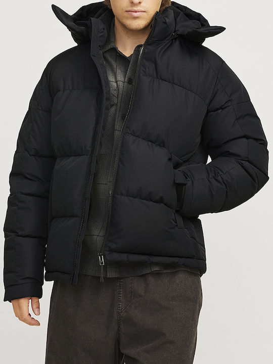 Jack & Jones Men's Puffer Jacket Black