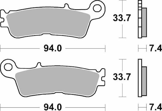 SBS Motorradbremsbeläge
