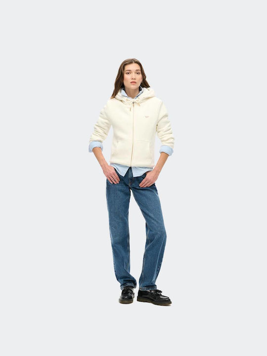 Superdry Women's Hooded Cardigan Offwhite