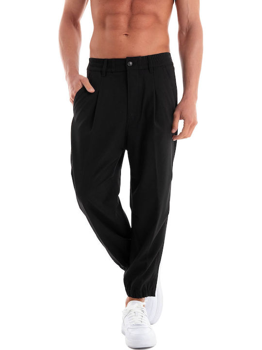 Παντελόνι σε Relaxed Εφαρμογή Black