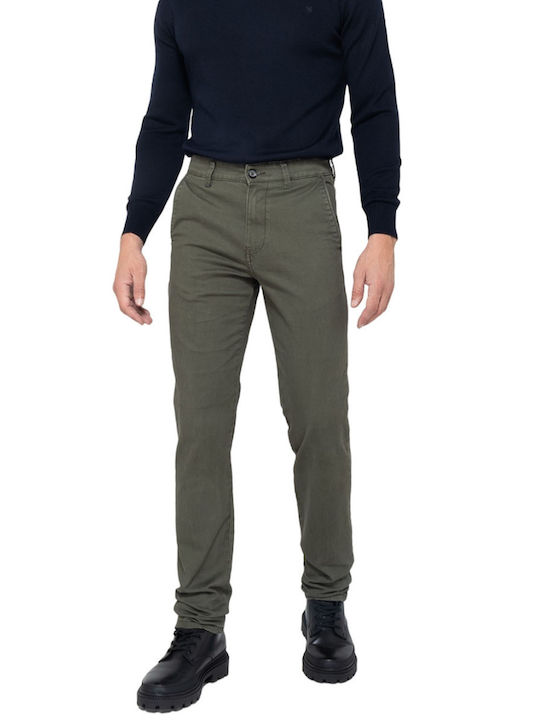 Hose Elastisch Olive