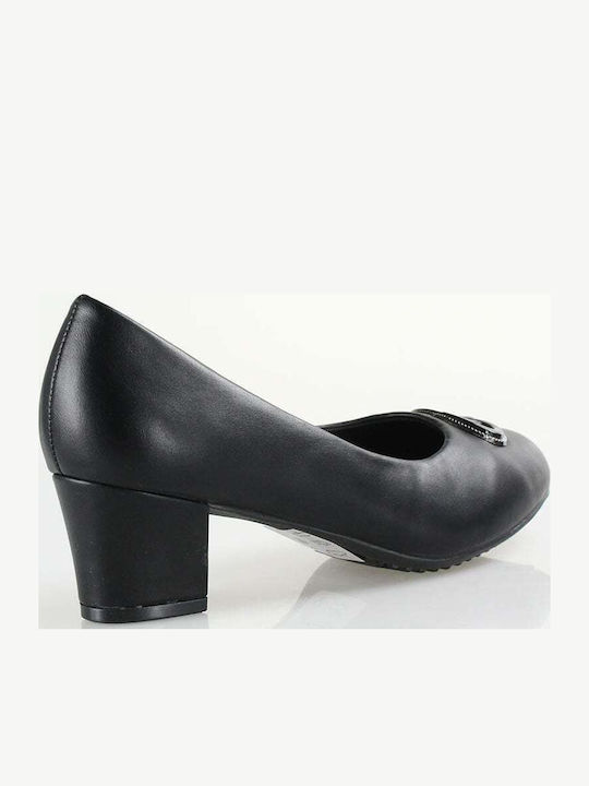 Pumps mit mittelhohem Absatz Schwarz