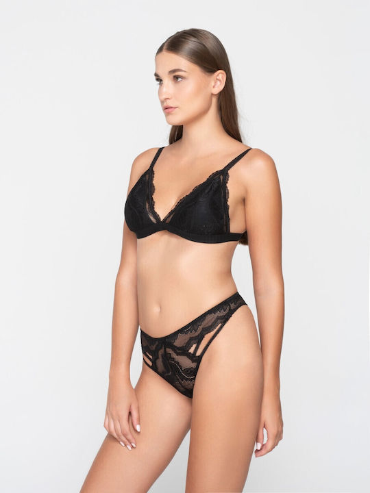 Black Sutien cu căptușeală ușoară fără Baloane