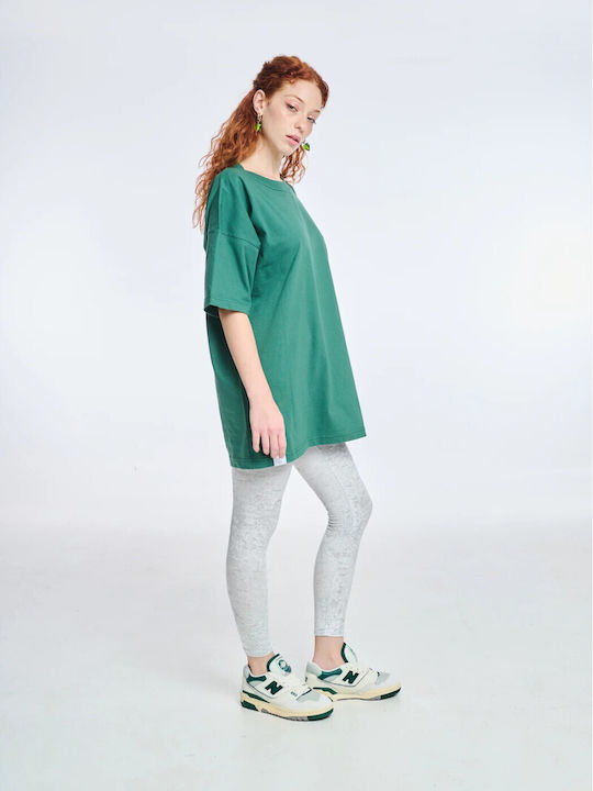 PCP Women's Blouse Cotton Short Sleeve Green