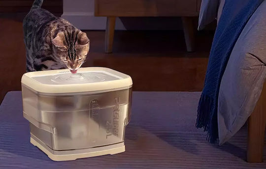 Petsuper Έξυπνη Αυτόματο Πλαστικό Συντριβάνι Νερού για Σκύλο & Γάτα 2.5lt 21x18x15.3εκ.