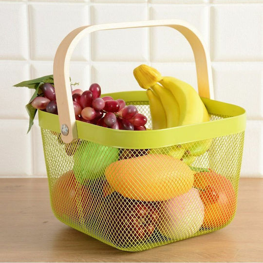 Плодова кошница Метал Сив 26x19x27бр