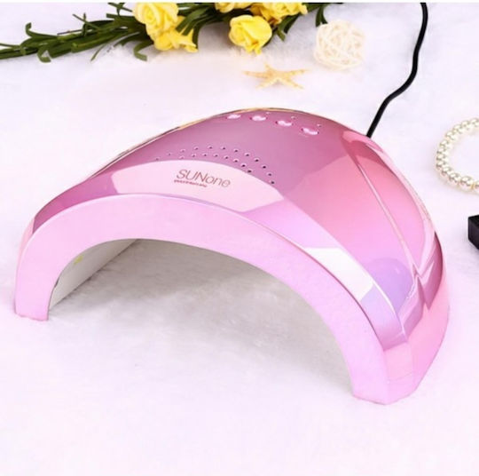 SUN ONE UV Sun One Лампа за изпичане на нокти UV / LED 48W Metallic Pink