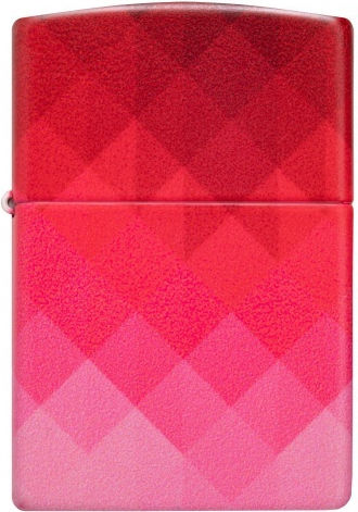 Zippo Pixel Windproof Flame Lighter in Red Color