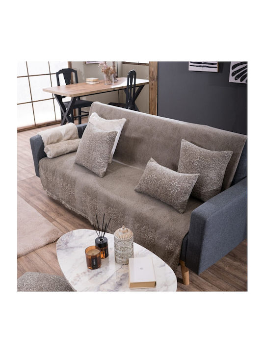 Teoran Mineapolis Ριχτάρι Πολυθρόνας Chenille 180x150εκ. 11 52015985