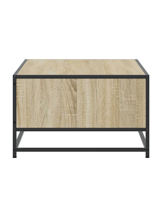 Rechteckiger Zentraler Kaffeetisch aus Holz Sonoma Eiche M100xB57xH35cm