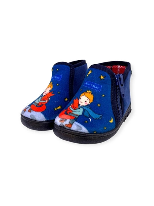 Mini Max Anatomic Kids Slippers Boots Blue