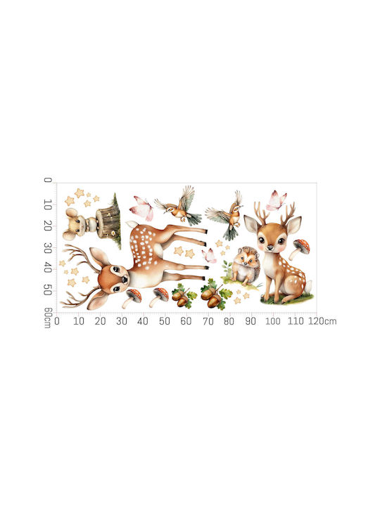 Decowalls Kinder Wandsticker Wand 60x120cm
