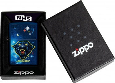 Zippo Santa Cruz Αντιανεμικός Αναπτήρας Φλόγας σε Μπλε χρώμα