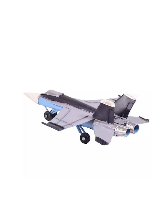 Avion Decorativ Metalic F-16 21cm