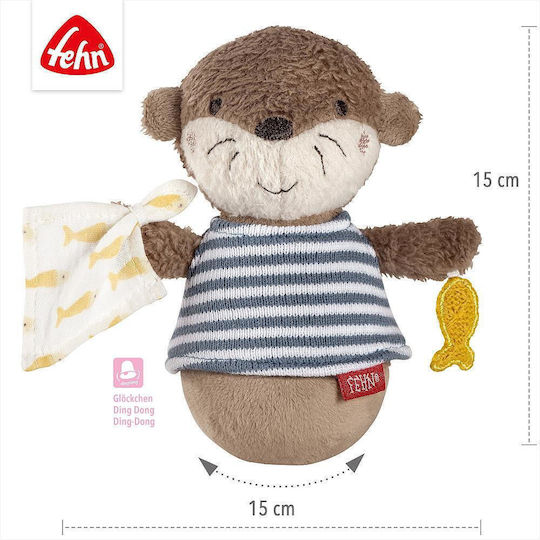 Fehn Jucărie pentru Bebeluși Roly Poly cu Sunete pentru 0++ Luni