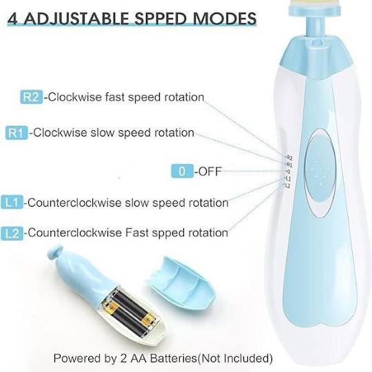 Baby Electric Nail File Blue